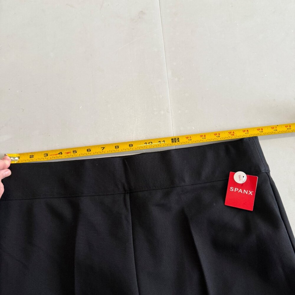 Spanx Perfect Double Split Classic Black Pull On Pants Womens sz 1XT 1X Tall NEW - Picture 7 of 9